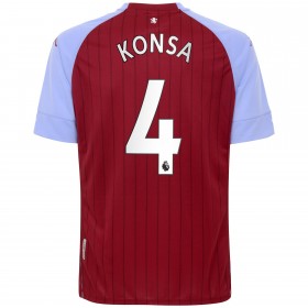 Divisa di Calcio Aston Villa Ezri Konsa 4 Prima 2020-2021 